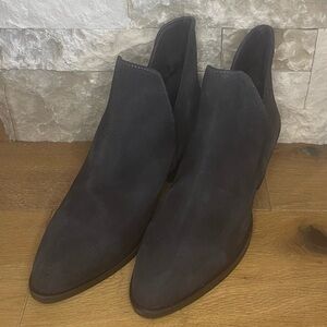Free People Distressed Suede Ankle Boots Black Indigo Various Sizes NEW